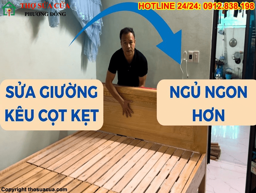 Cách sửa giường kêu cọt kẹt