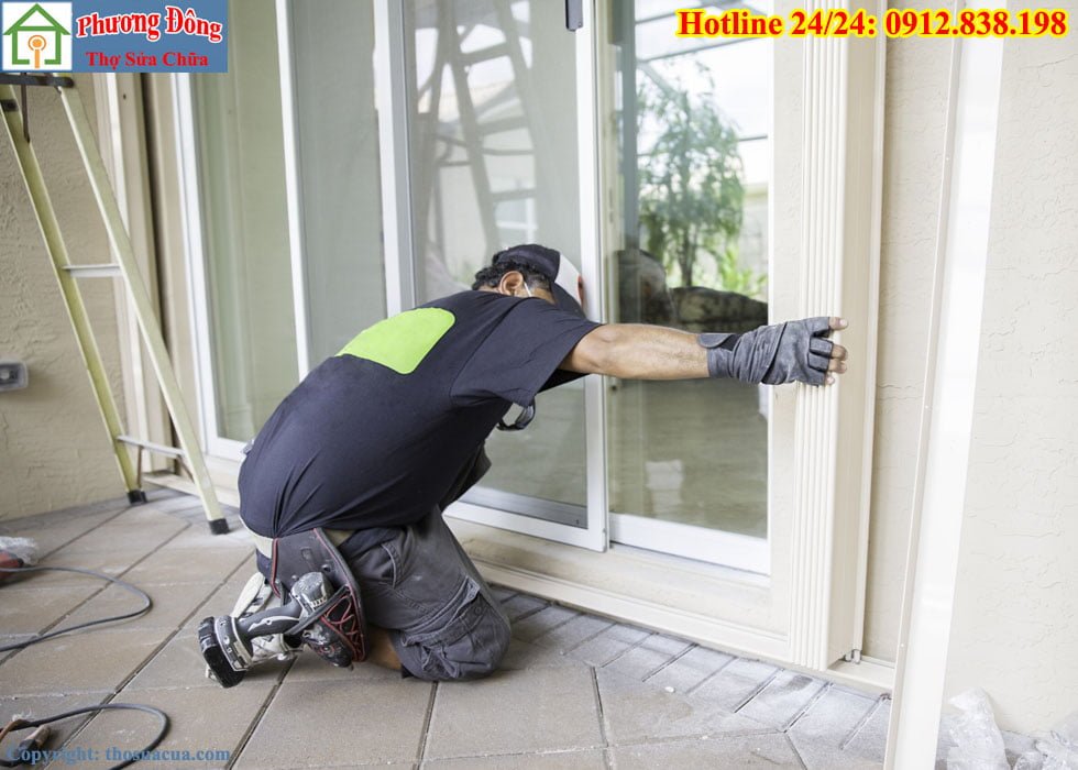 sửa cửa nhôm kính xingfa