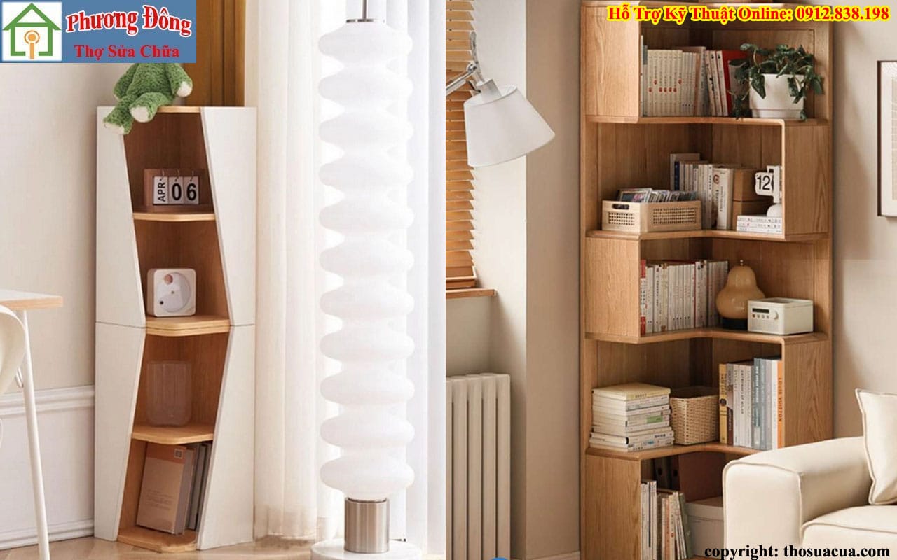 Cách Lắp Kệ Sách Gỗ 5 Tầng