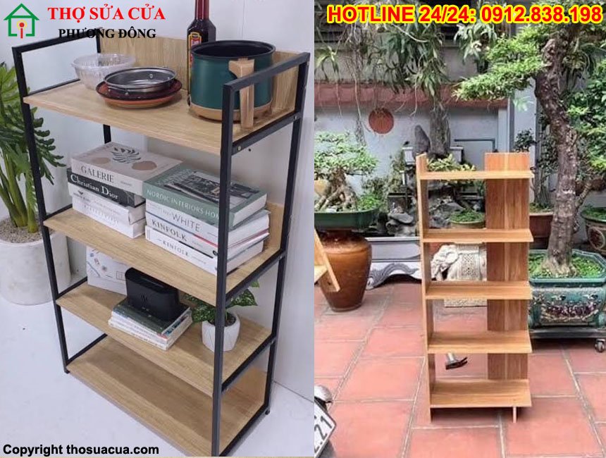 Cách lắp kệ 4 tầng