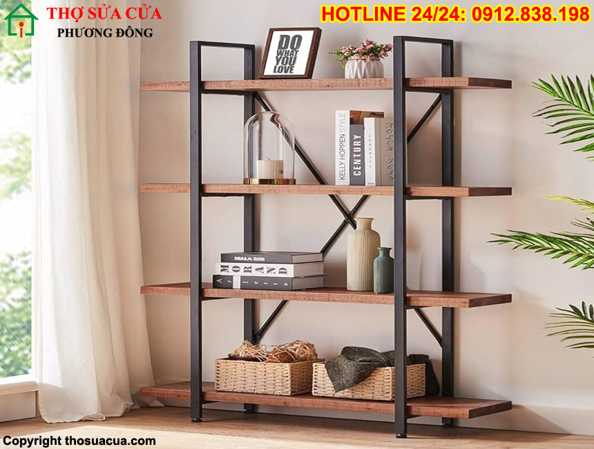 Cách lắp kệ 4 tầng