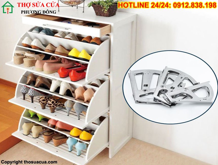 Cách lắp kệ giày gỗ