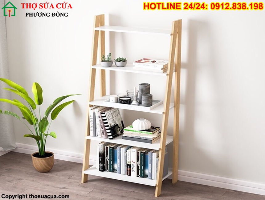 Cách lắp kệ gỗ chữ A
