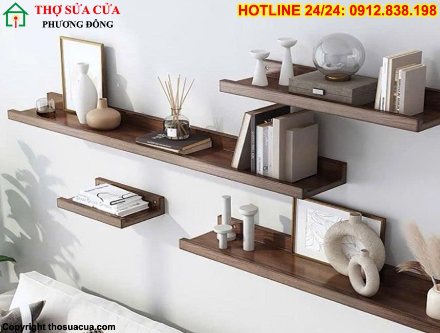 Cách lắp kệ gỗ chữ U