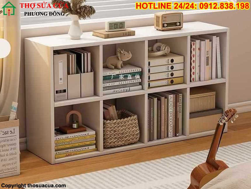 Cách lắp kệ tủ 8 ngăn
