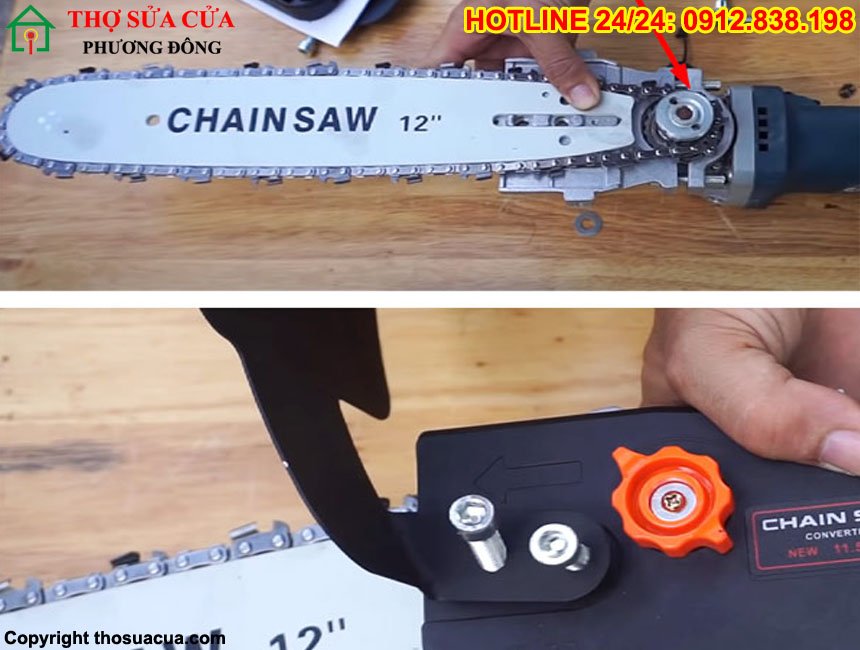 Cách lắp lưỡi cưa gỗ cầm tay
