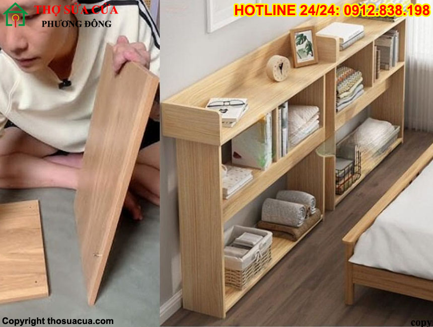 Kệ gỗ đầu giường