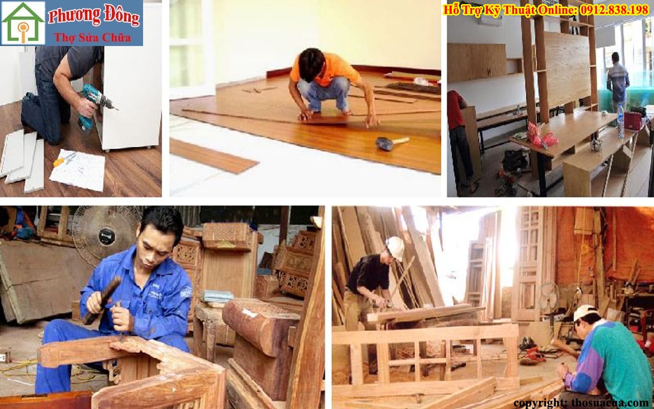 Thợ Mộc Sửa chữa đồ gỗ tại Ba Vì
