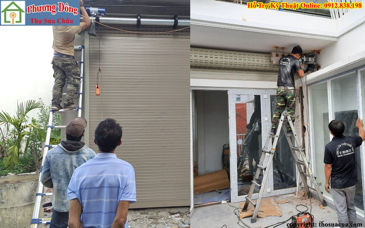 Sửa cửa cuốn tại Bến Cát