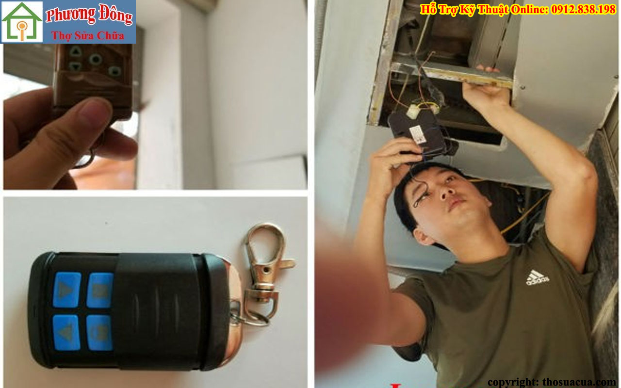 Sửa điều khiển cửa cuốn