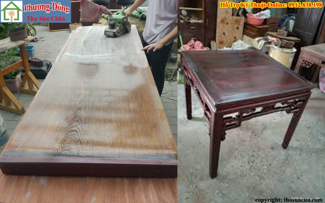 Sửa bàn ghế gỗ tại Hà Nội