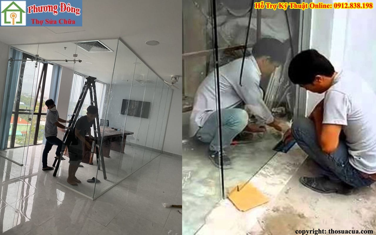 Sửa cửa kính tại Quận 2 uy tín
