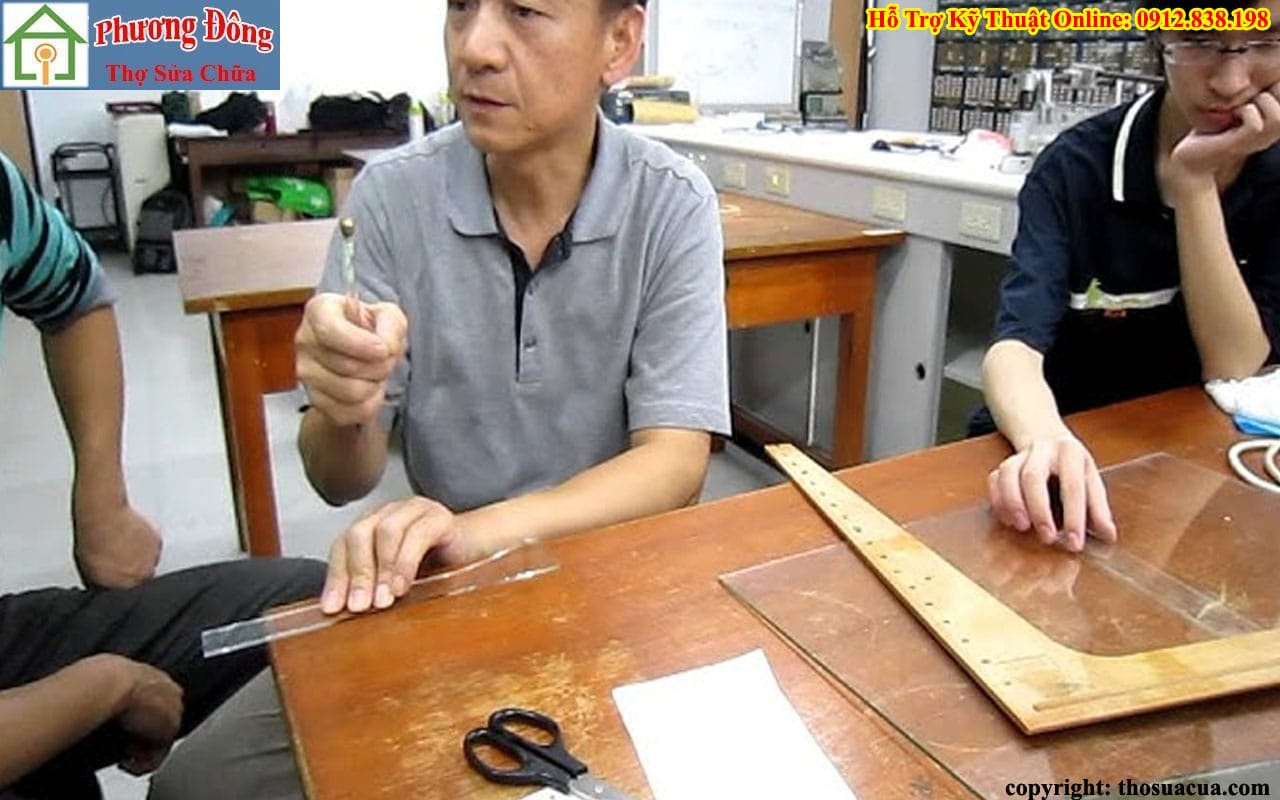 Cắt kính mặt bàn tại Cần Giờ