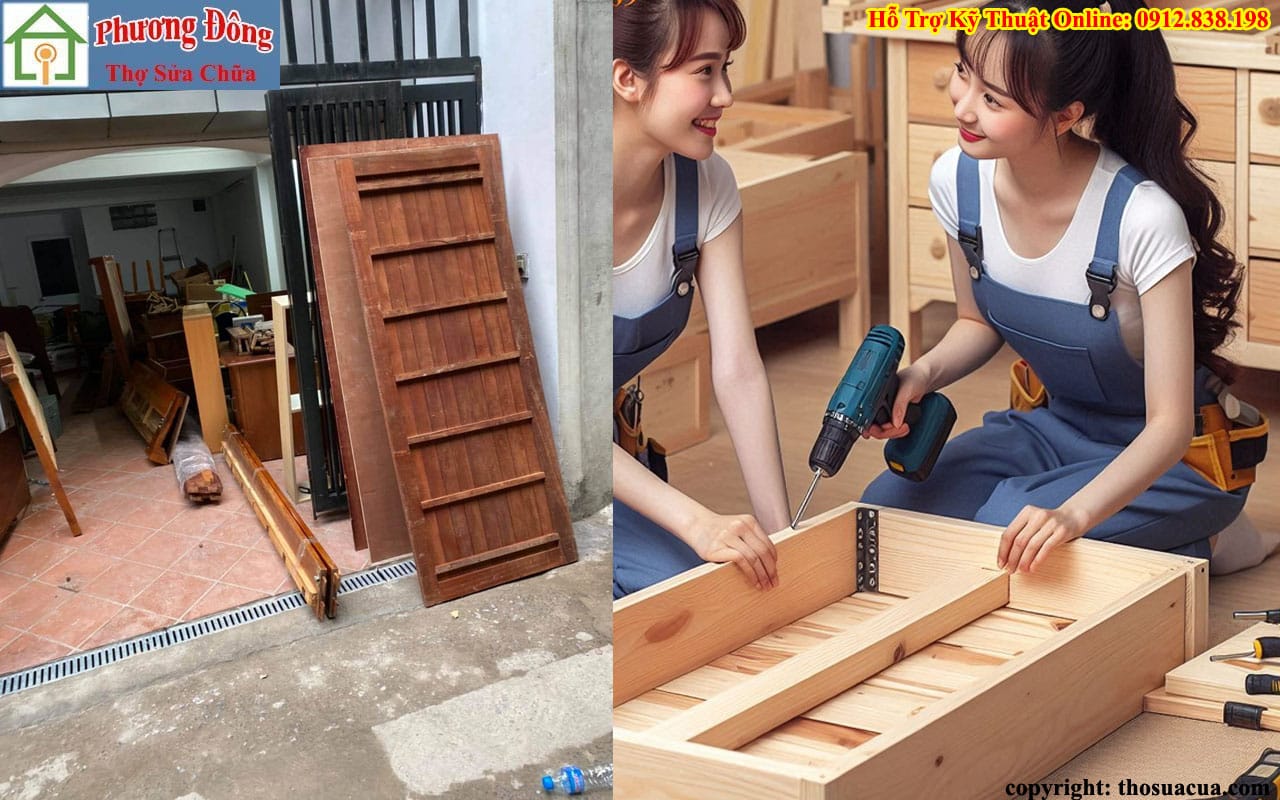 Tháo lắp vận chuyển đồ gỗ tại Sơn Trà