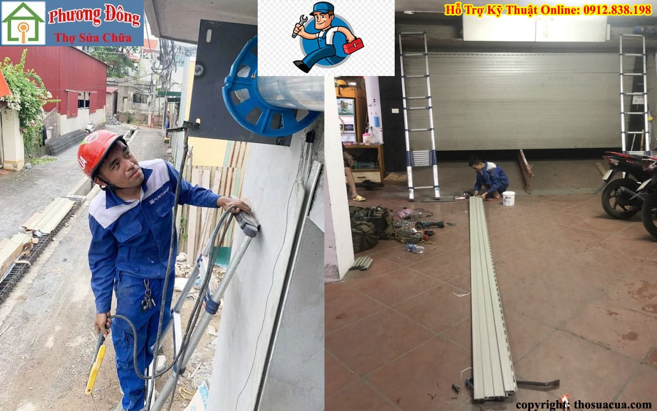 Sửa cửa cuốn eurodoor Thợ sửa cửa cuốn tại Quận 10