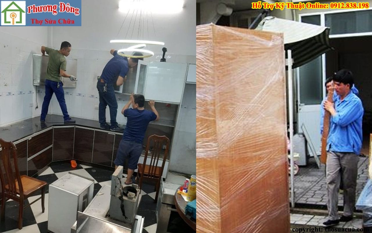 Tháo lắp vận chuyển đồ gỗ tại Hòa Vang