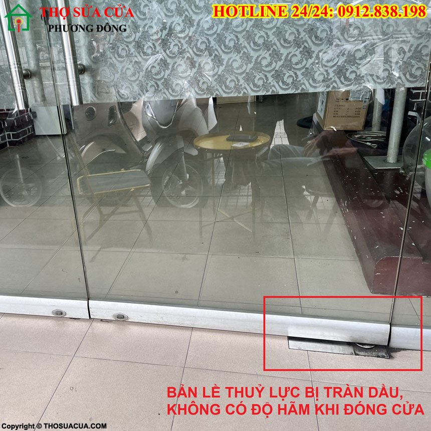 Lắp sửa cửa kính cường lực tại Hà Nội