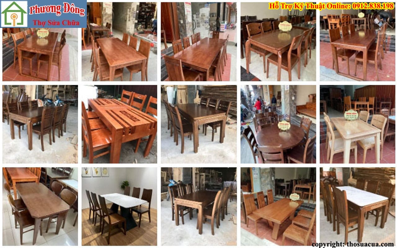 Dịch vụ sửa bàn ghế gỗ tại Hà Nội