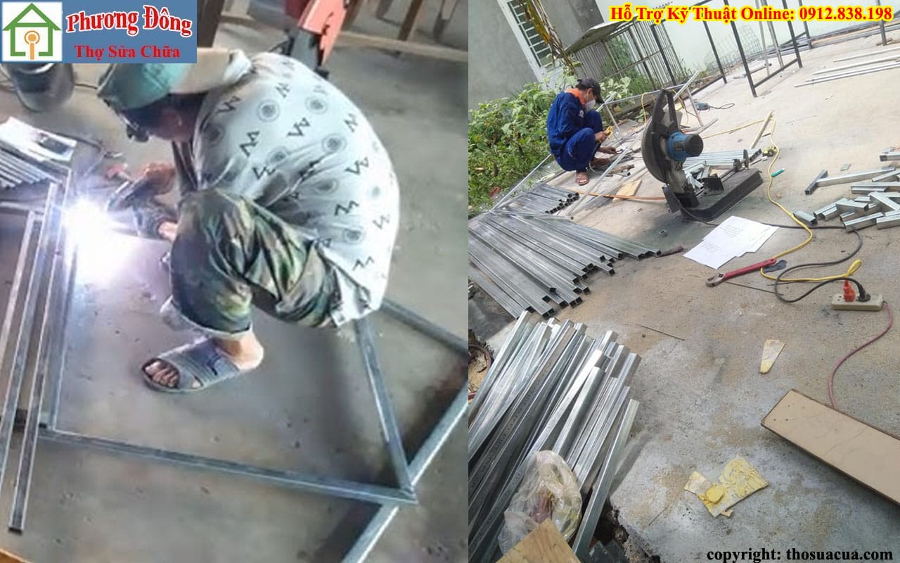Thợ hàn xì sắt Inox tại Thái Bình