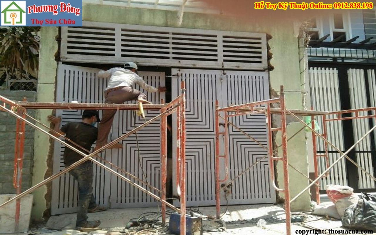 Sơn sửa cửa sắt tại Thái Bình