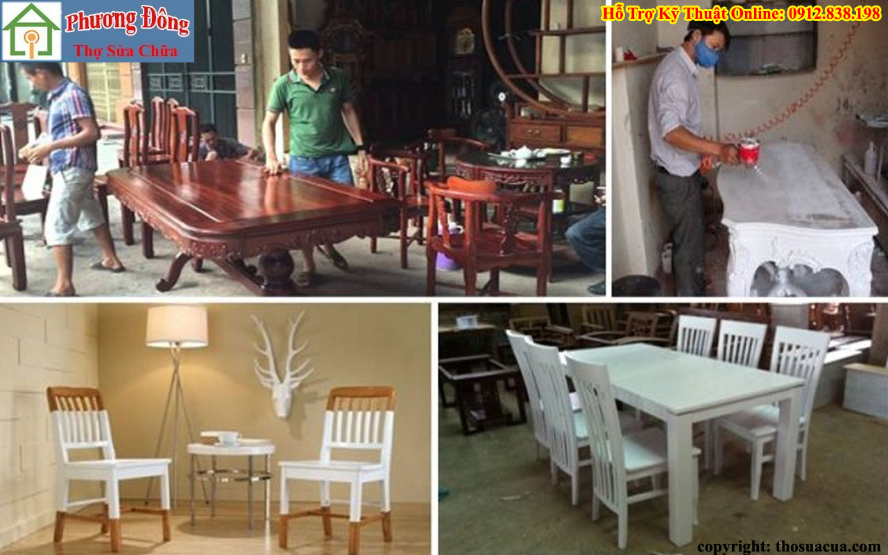 Sửa bàn ghế gỗ tại Cầu Giấy