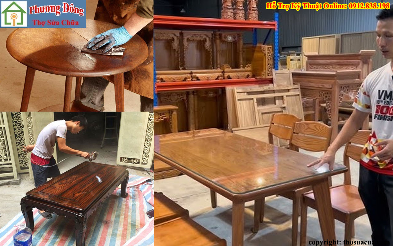 Sửa bàn ghế gỗ tại Tây Hồ