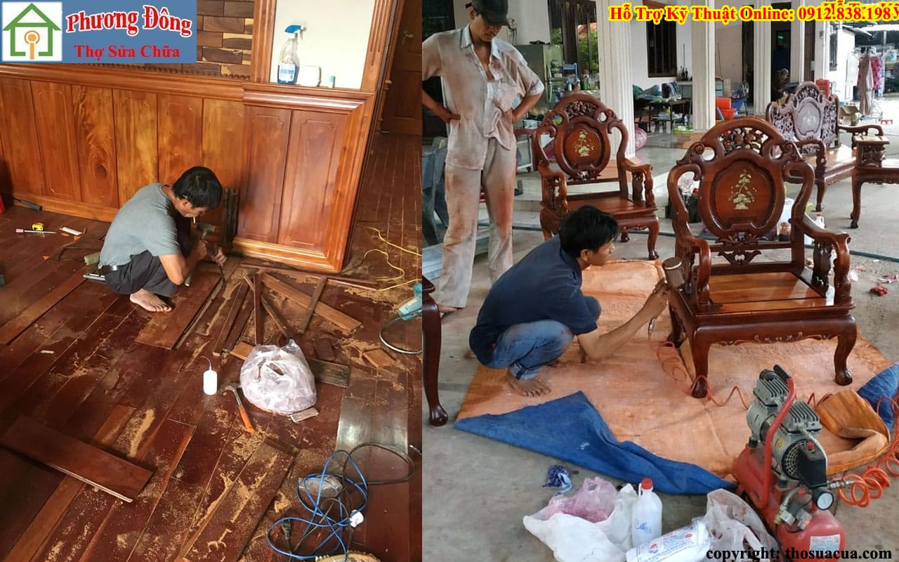 Sửa chữa đồ gỗ Thái Bình