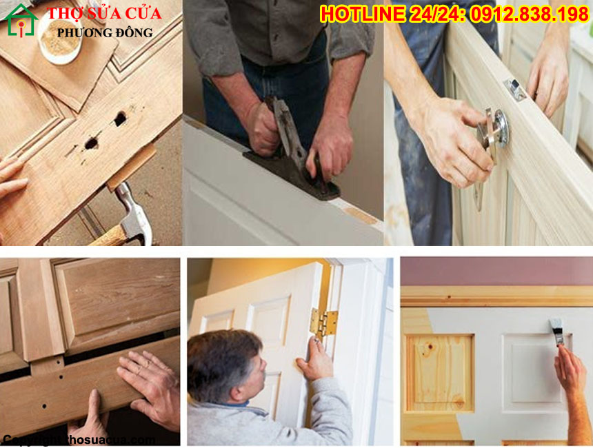 Sửa cửa gỗ tại Ba Đình