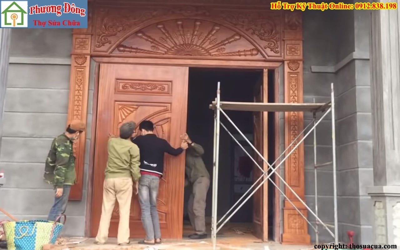 Sửa cửa gỗ tại Ba Đình