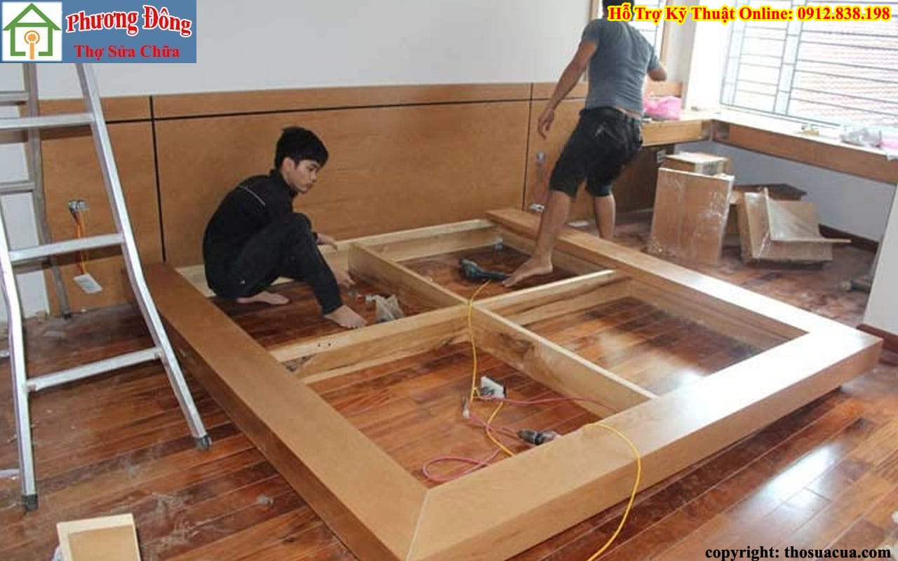 Sửa giường gỗ tại Ba Đình