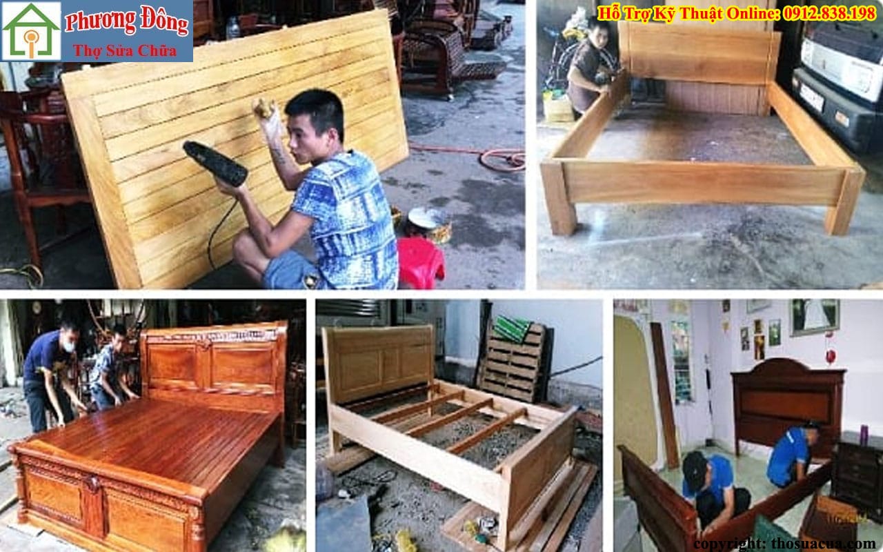 Sửa giường gỗ tại Hà Nội