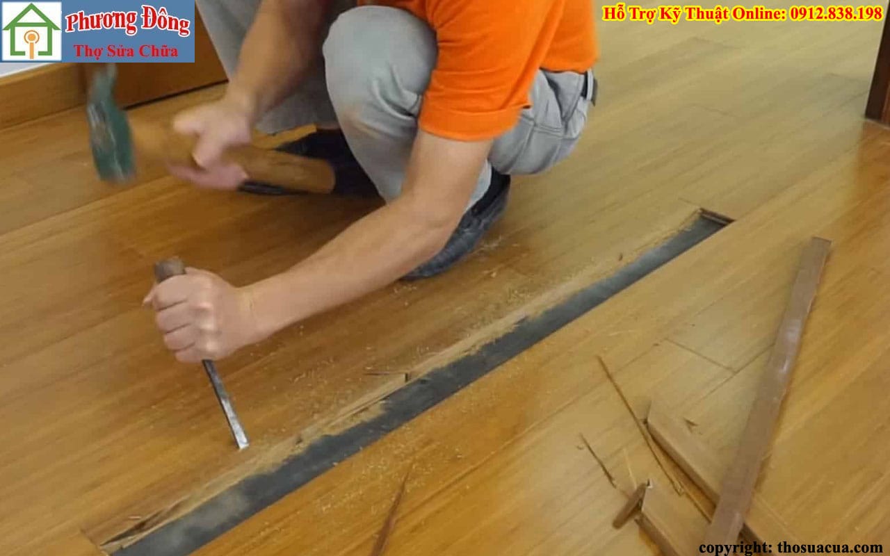 Sửa sàn gỗ tại Cầu Giấy