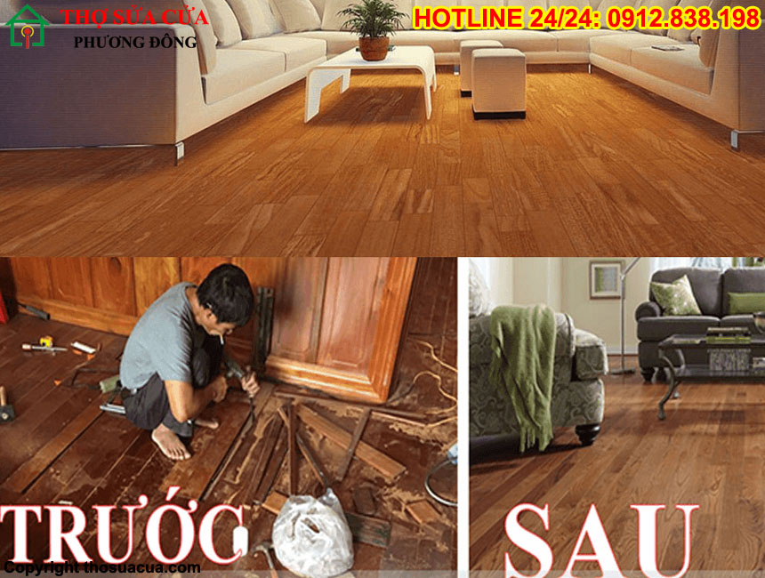Sửa sàn gỗ tại Hà Nội