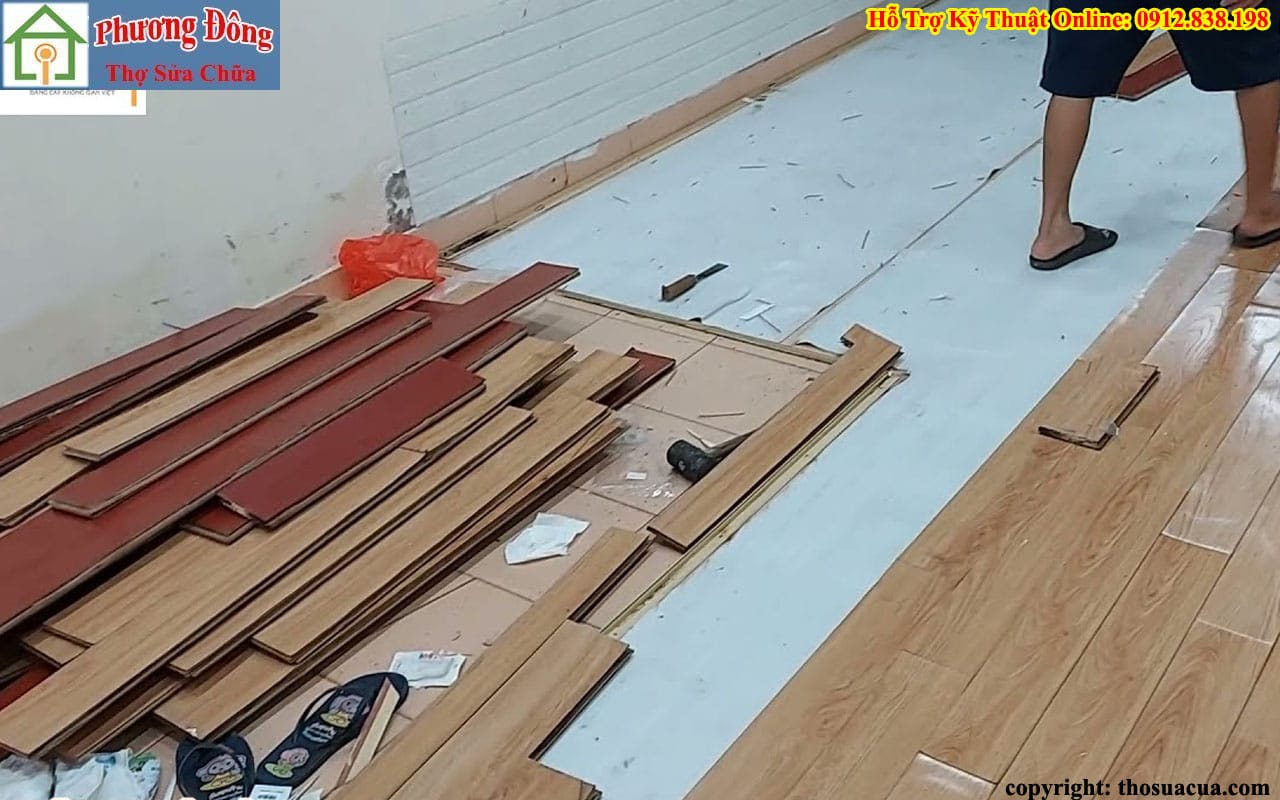 Sửa sàn gỗ tại Tây Hồ