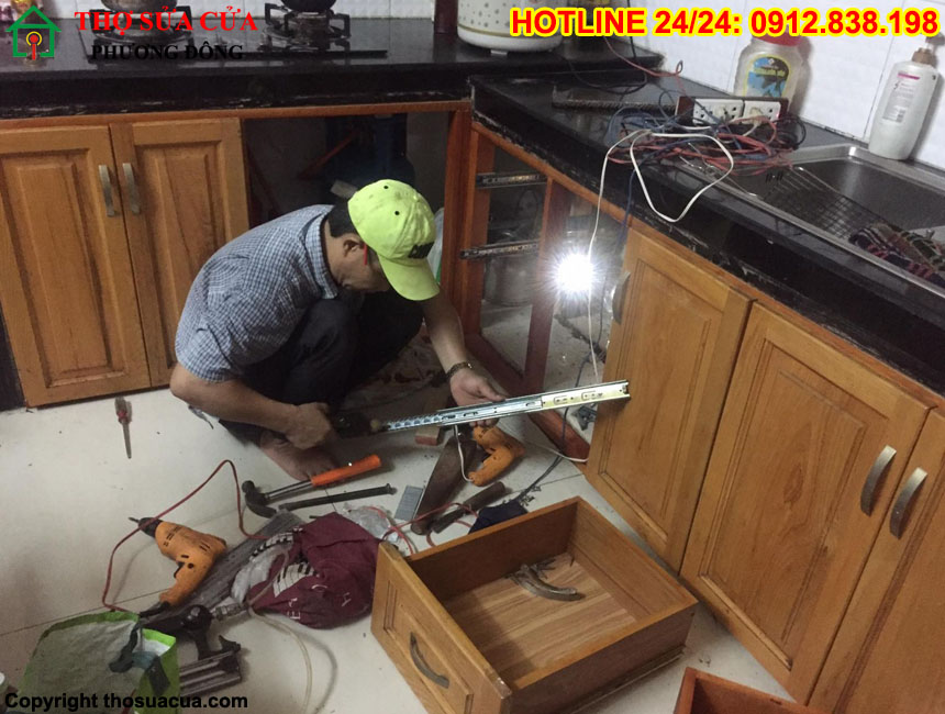 Sửa tủ bếp tại Ba Đình