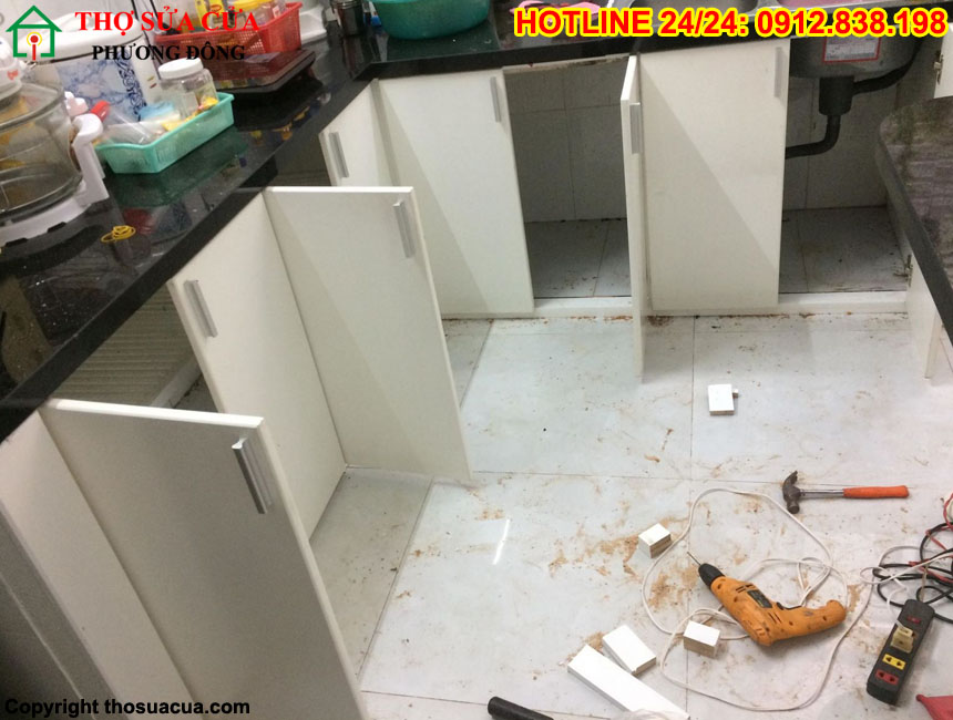 Sửa tủ bếp tại Cầu Giấy
