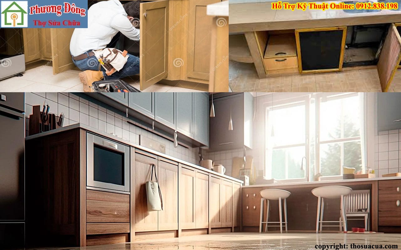 Sửa tủ bếp tại Đống Đa