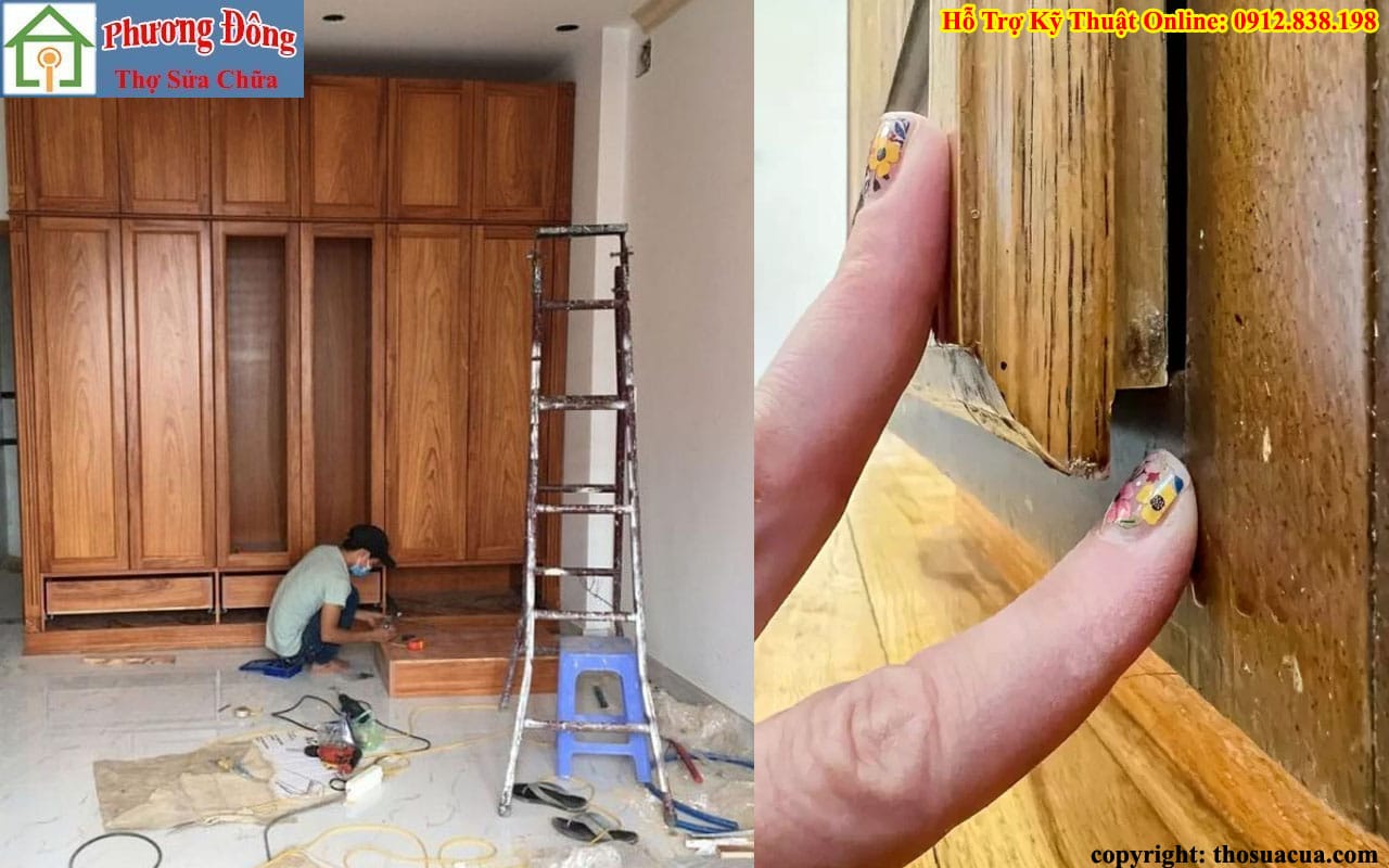 Sửa tủ gỗ tại Ba Đình
