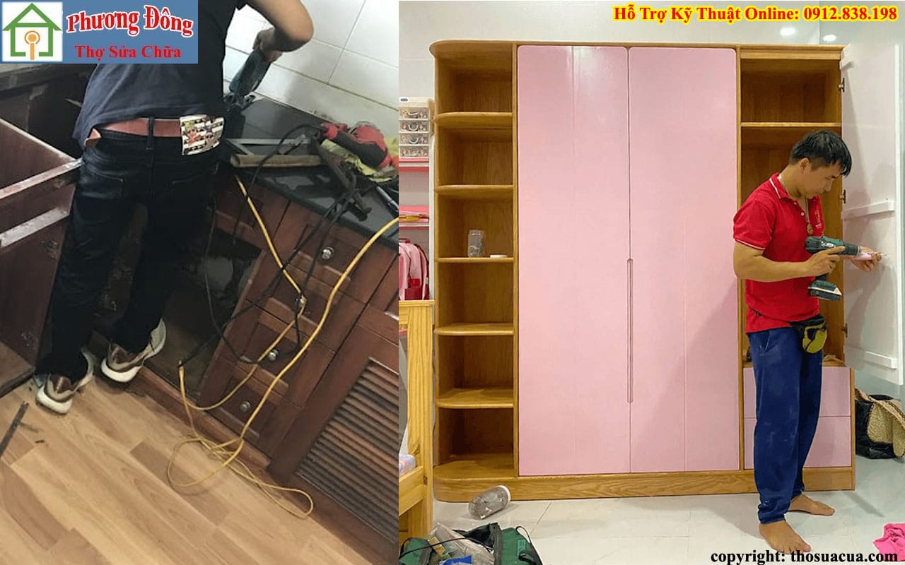 Sửa tủ gỗ tại Đống Đa