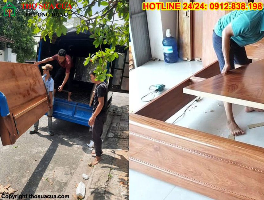 Tháo lắp vận chuyển đồ gỗ tại Hòa Vang