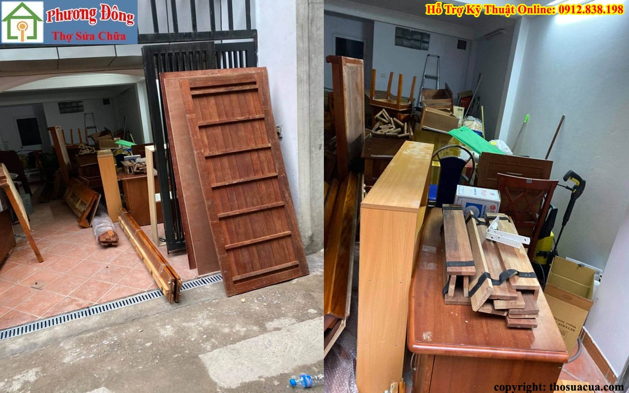 Tháo lắp vận chuyển đồ gỗ tại Nam Định