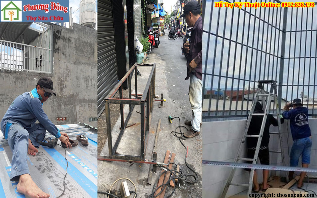 Thợ hàn xì sắt Inox tại Nam Định