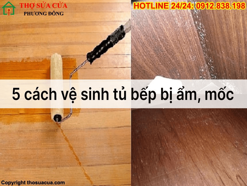 Cách khắc phục đồ gỗ bị mốc
