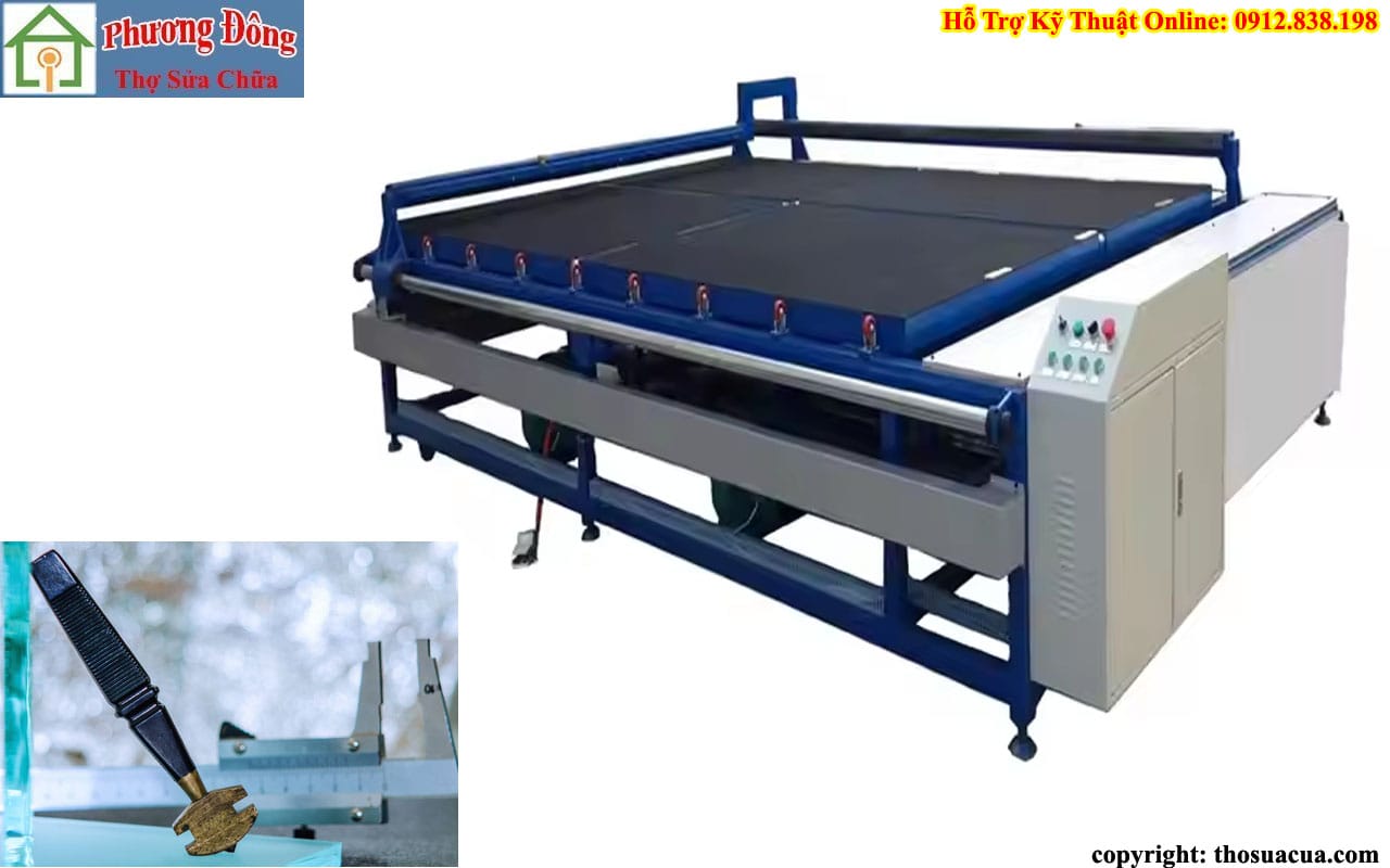 Cắt kính mặt bàn tại Gia Lâm
