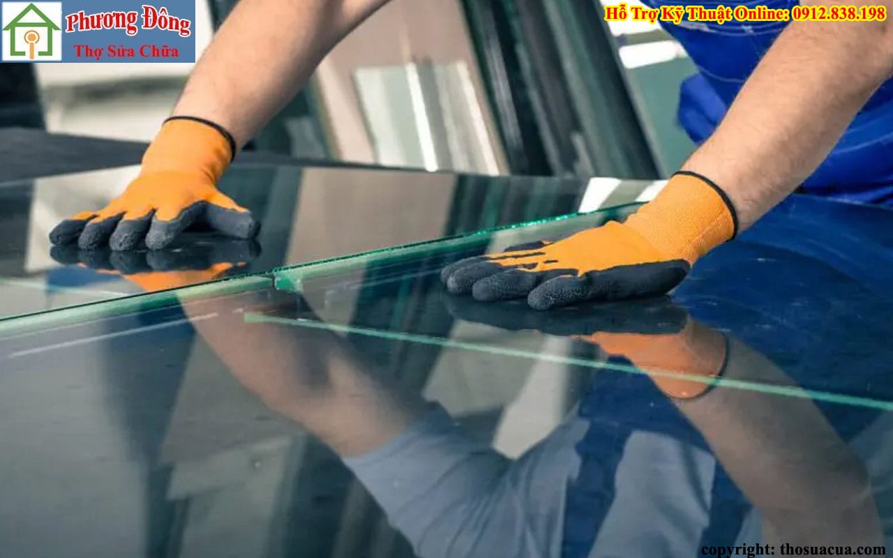 Cắt kính mặt bàn tại Mỹ Đức