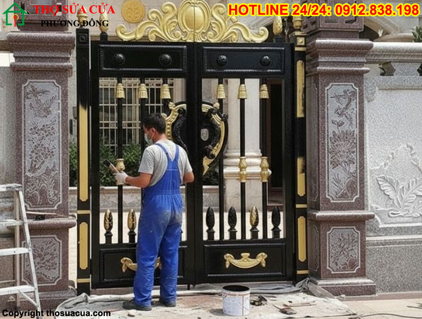 Sơn sửa cửa sắt tại Thanh Oai