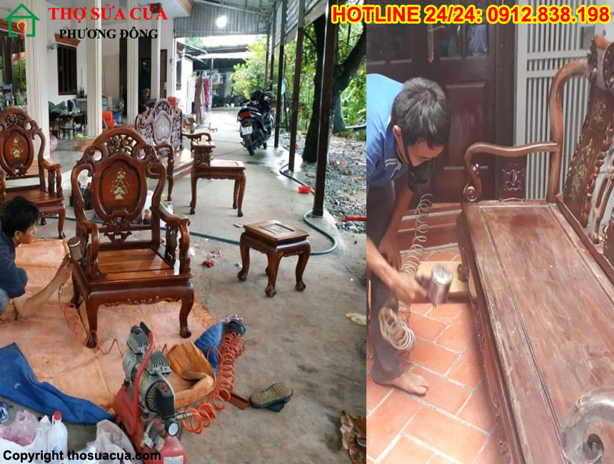 Sửa bàn ghế gỗ tại Cầu Giấy