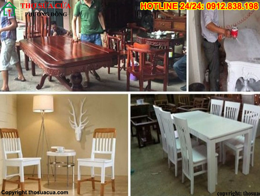 Sửa bàn ghế gỗ tại Đống Đa