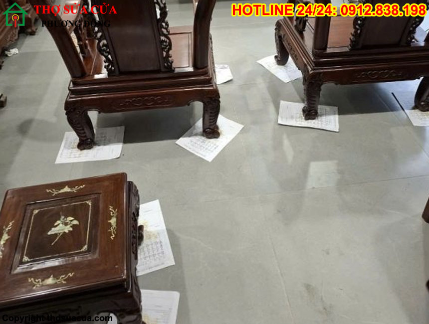 Sửa bàn ghế gỗ tại Hoàng Mai