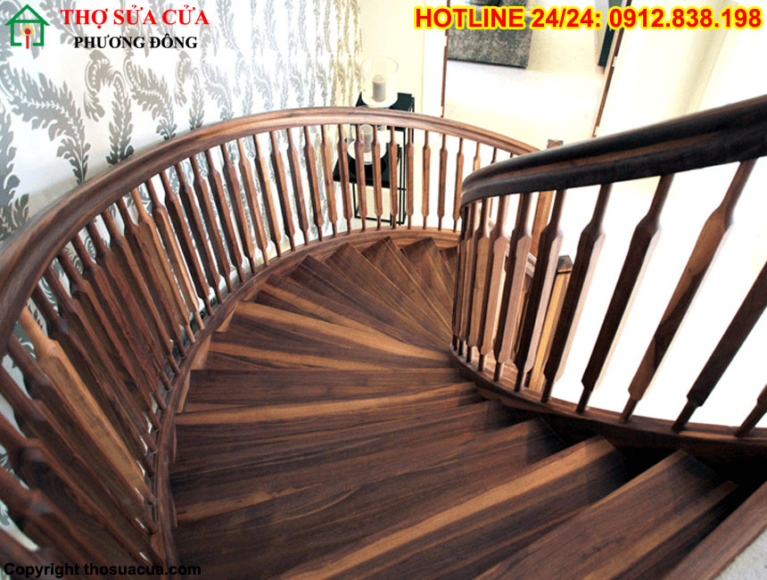 Sửa cầu thang gỗ tại Đống Đa